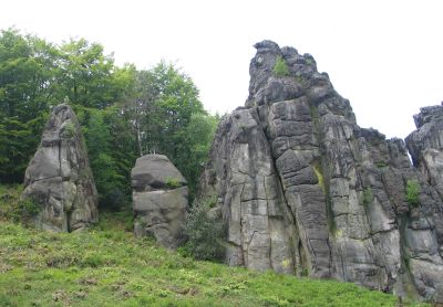 left side of front